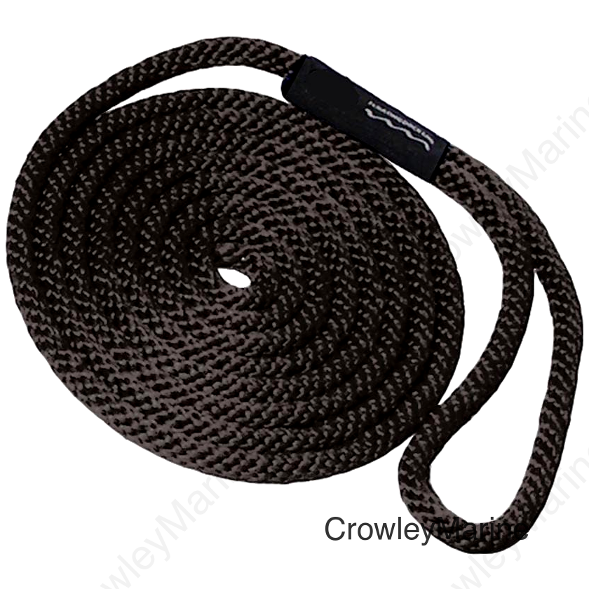 DOCK LINE 3/8' X 15' SOLID BRAID BL