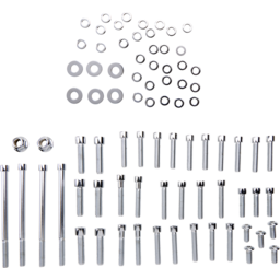 Bolt Kit - Side Cover - Socket-Head - Chrome