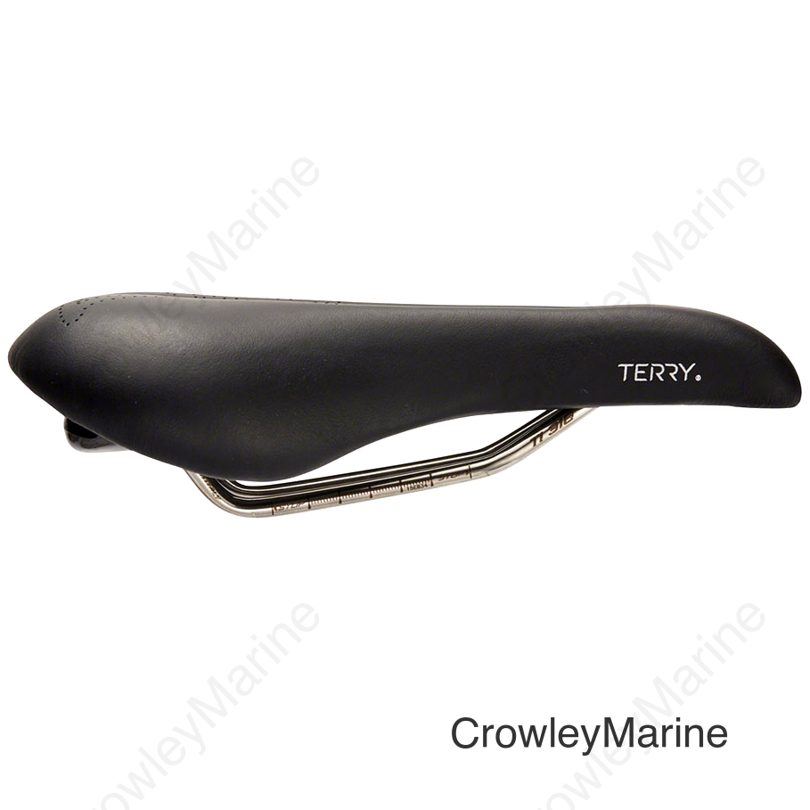 Terry Butterfly Ti Gel+ Saddle - Titanium Black Women's