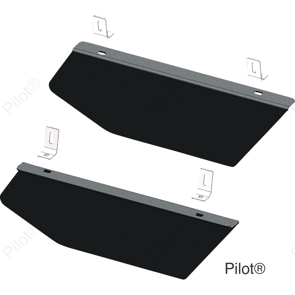 Rear Lower Doors - Black - Talon 1000-4