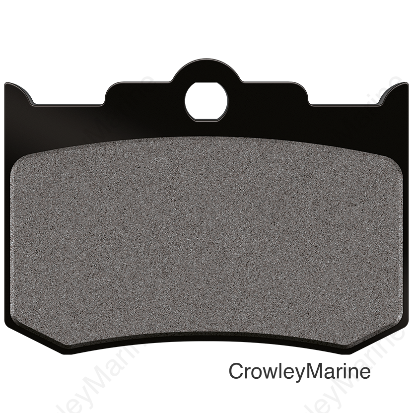 HD BRAKE PAD ORGANIC PM HHI 4-PIST 8MM