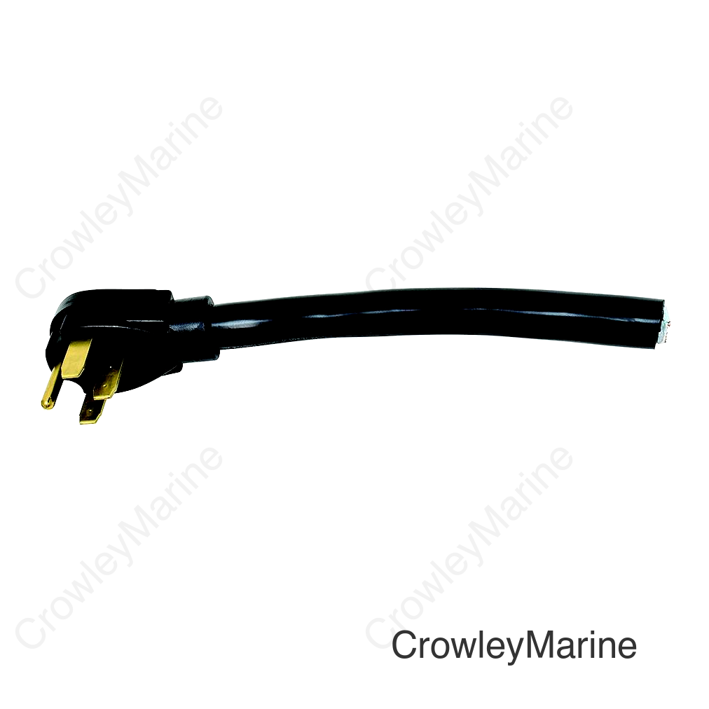 Valterra Mighty Cord® 12" Pigtail End, 50A Male