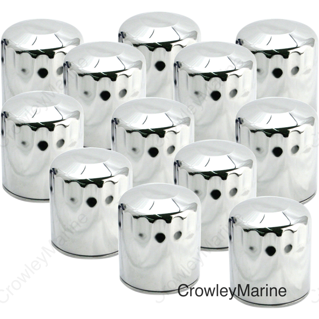 Oil Filters - Chrome - 12-Pack