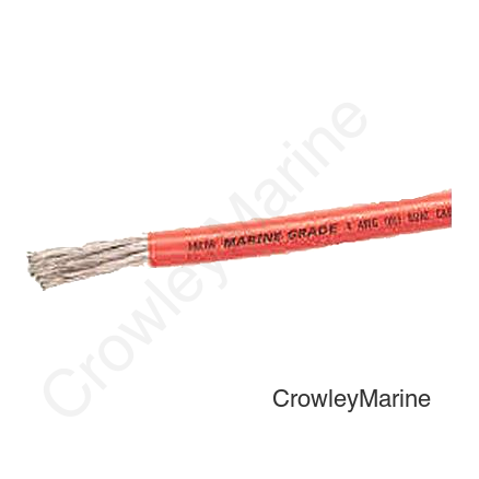 Ancor 112002 Marine Grade™ Tinned Copper Battery Cable, #6 AWG, 25', Black