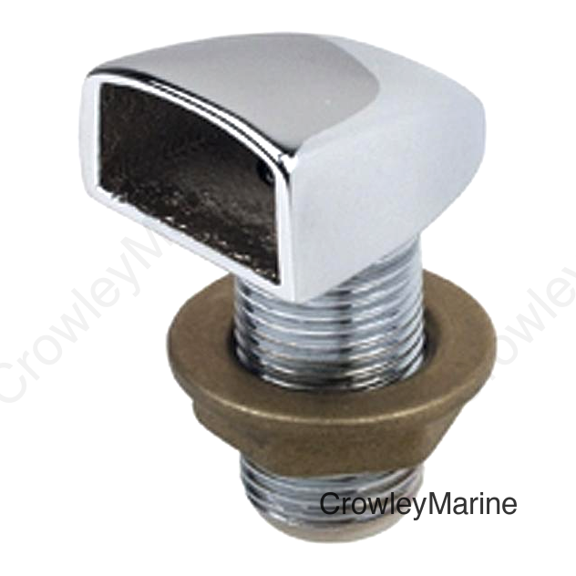 Chrome Plated Brass Gas Tank Vent F-1/2  Pip