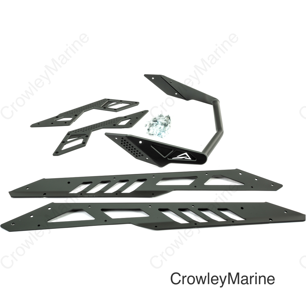 BUMPER REAR S-D GEN 4 AMT 165 TRACK FLAT BLACK
