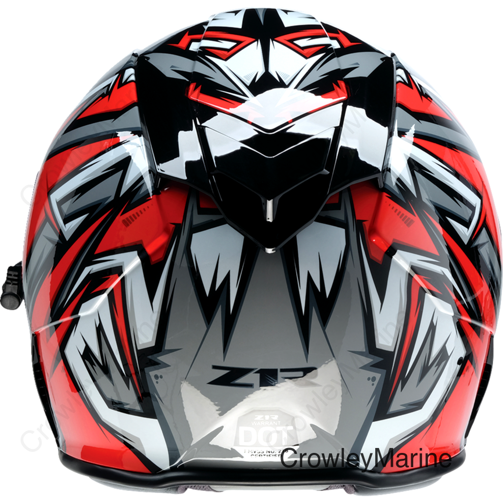 HELMET WARRANT NEURON RD/WH LG