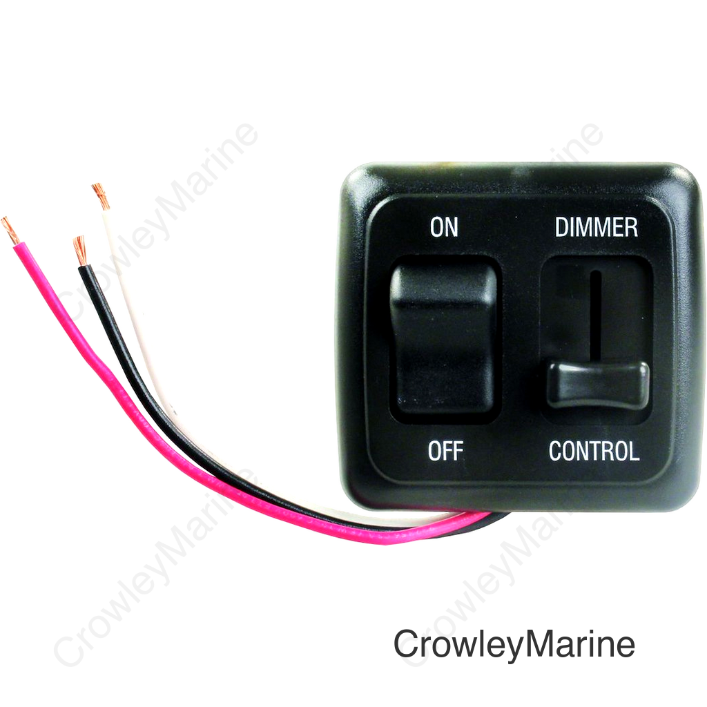 DIMMER ON/OFF  LED  BLACK