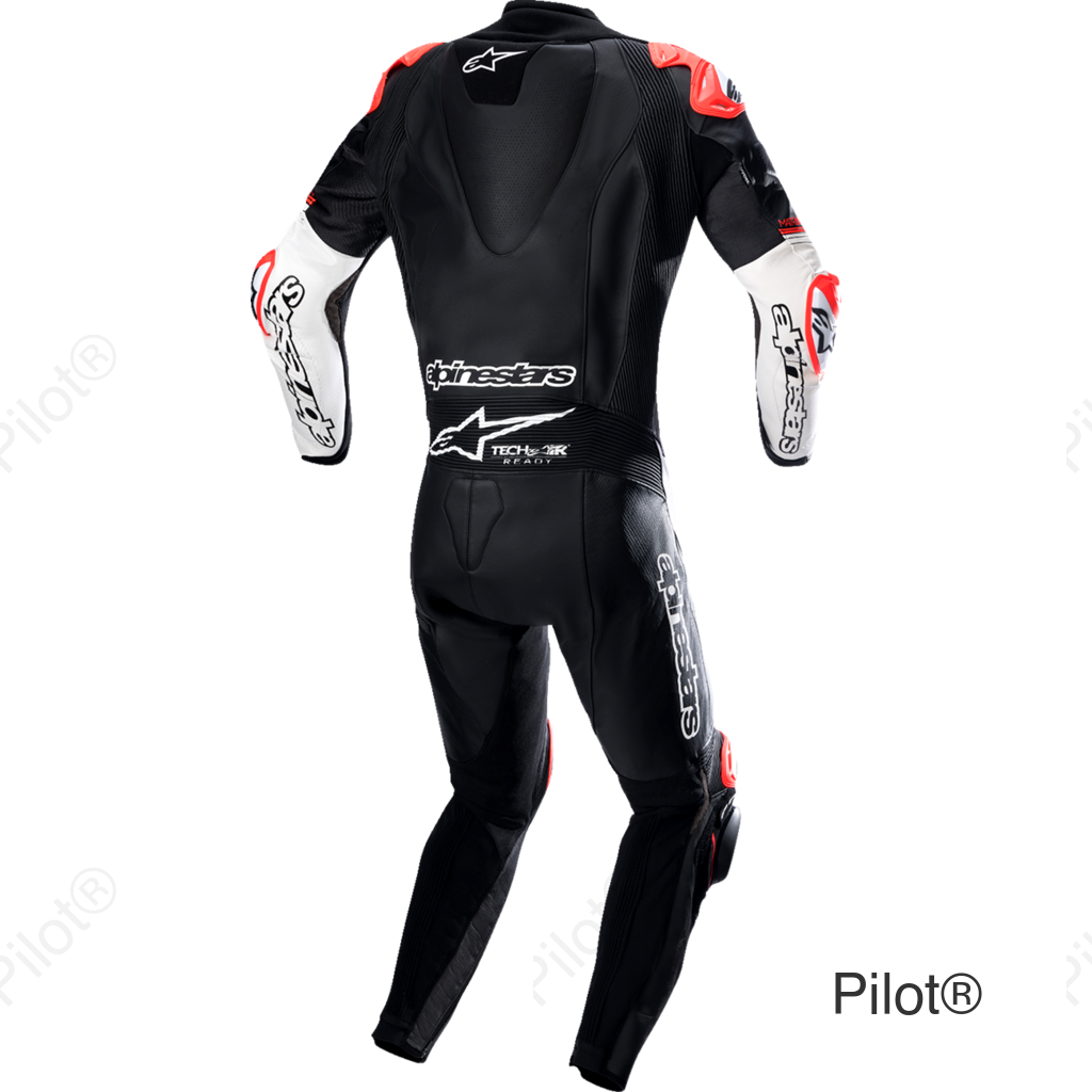 GP Tech v4 Leather Suit - Black/White - US 48 / EU 58