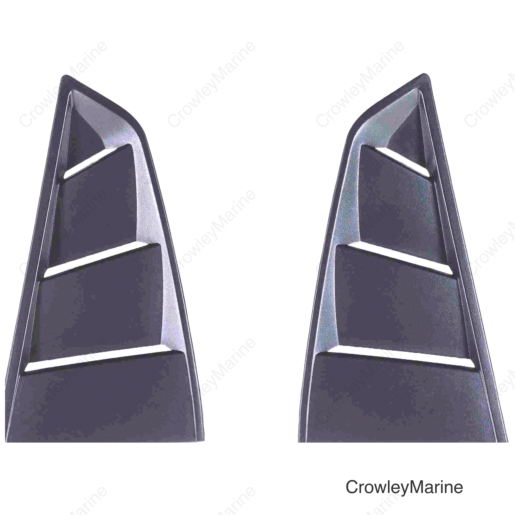 SM5 Top Side Vents - White