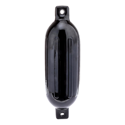 Seachoice Twin Eye Ribbed Boat Fender, Black, 6-1/2 In. X 23 In. thumbnail-0