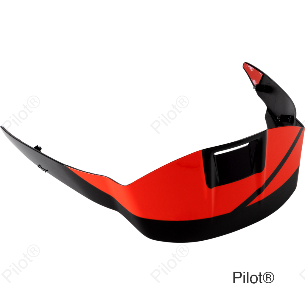 Supertech R10 Spoiler - Standard - Element - Black/Carbon/White/Red