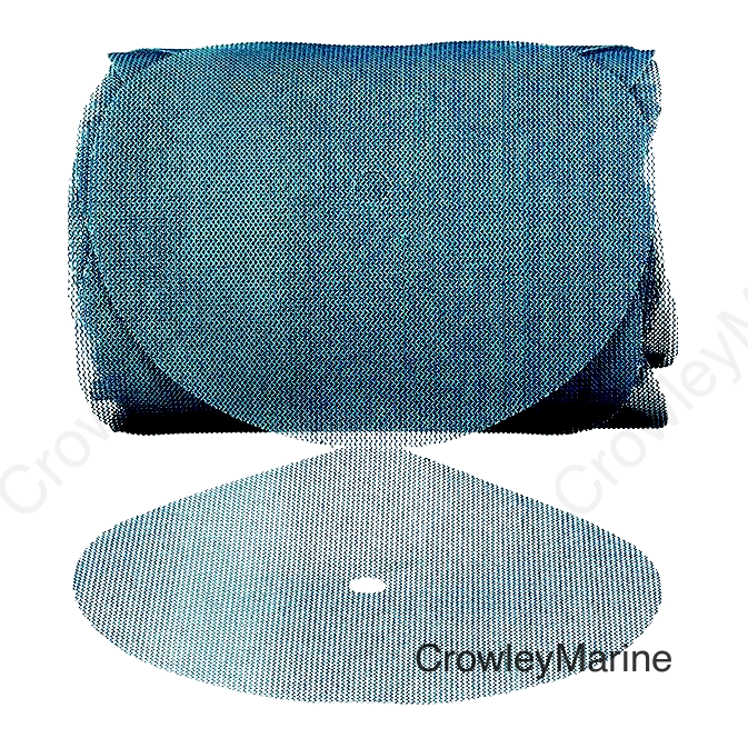 3M 36437 Cubitron™ II Hookit™ 5" Blue Net Disc Roll, 150 Grit