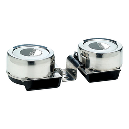 Seachoice Compact Electric Horns, 108 dB, Twin Horns w/ Stainless Steel Covers, 12V DC Power, 8 Amp thumbnail-5