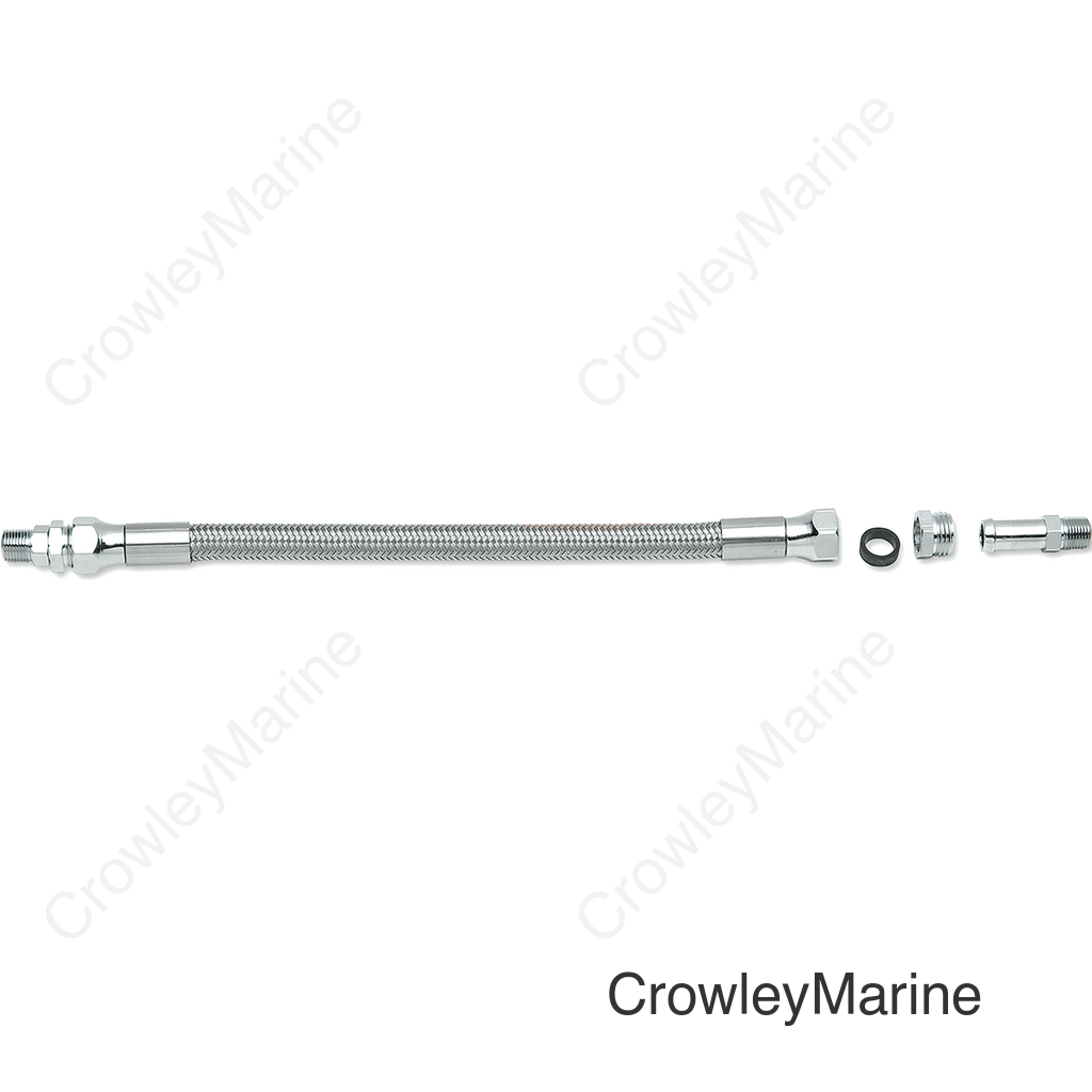 11"SS OIL LINE W/FITTINGS