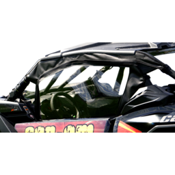 Soft Full Doors - Rear Window - Black - Can-Am X3 thumbnail-7