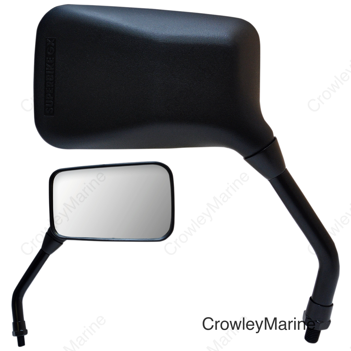 MIRROR PU GX BLK COMP RH