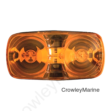 Incandescent Amber Marker/Clearance Dual Bulb, 1-Wire, Packaged (451214)