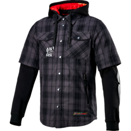 MO.ST.EQ Tartan Jacket - Gray/Black - Medium thumbnail-0