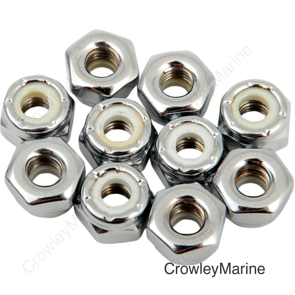 10-32 CHR NYLON NUT