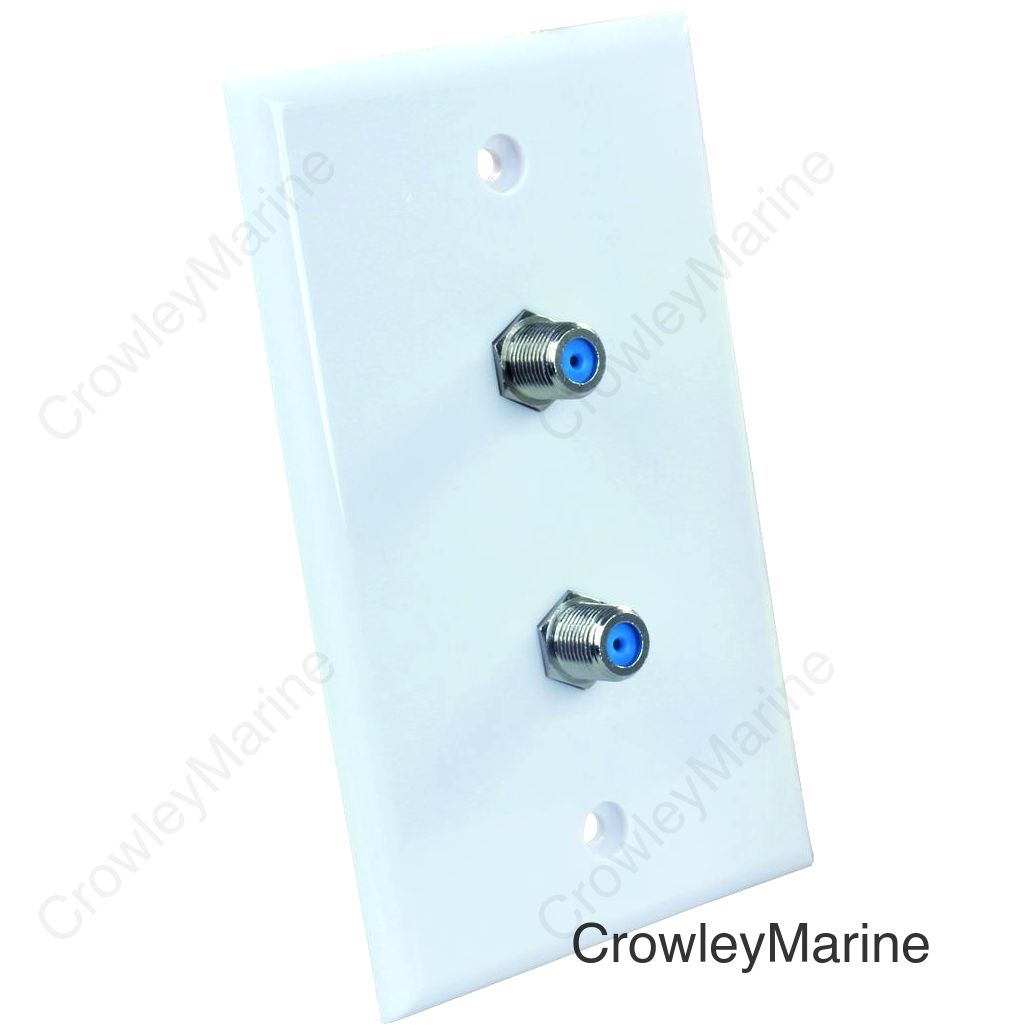 WALL PLATE  DUAL  HD/SAT