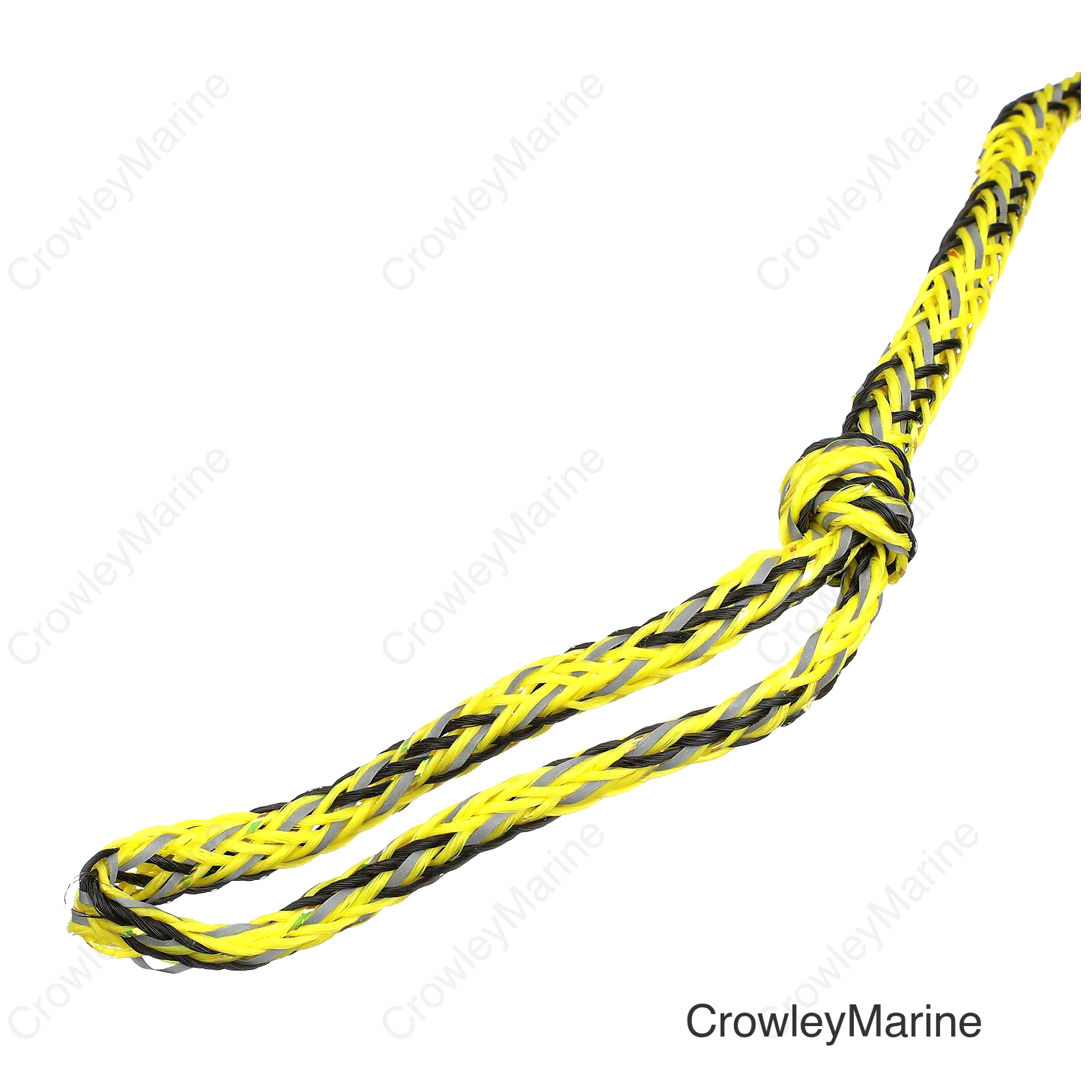 Seachoice 5-Section Reflective Wakeboard Rope, 75 Ft. Long, 15 In. Handle w/ Textured EVA Grip