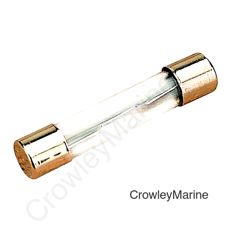 Sea-Dog 4441201 AGC Glass Tube Fuse, 20 Amp, 5/Card