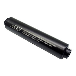 AEM Universal High Flow -10 AN Inline Black Fuel Filter thumbnail-1