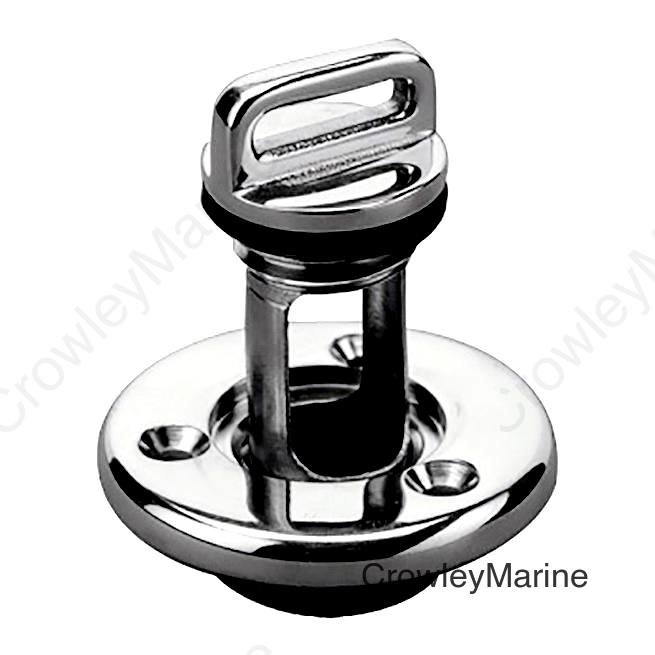 Sea-Dog 5200601 Captive Garboard Drain and Plug, A: 2", B: 1-1/8", C:1-2", D: 2-5/8" #8 FH