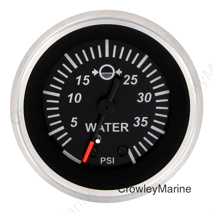 Water Pressure Kit O/B, Black Sterling 2", 30 psi