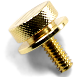 1-1/4"-20 Seat Knob - Gold thumbnail-0