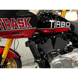 Frame Mount Oil Cooler Kit - Gloss Black - M8 Touring/Trike thumbnail-3