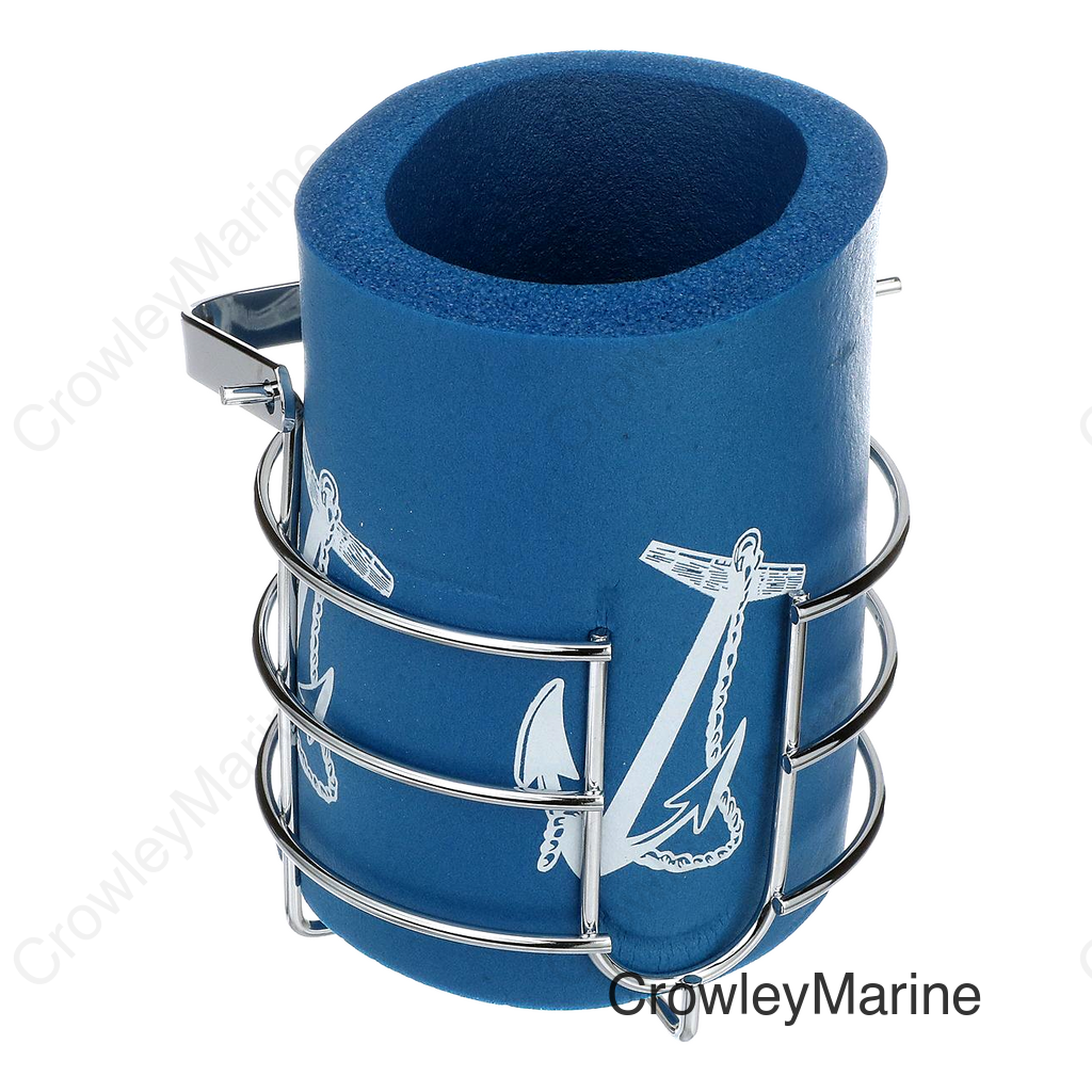 Seachoice Boat Beverage Holder, Thermal Insulator, Chrome Plated Brass
