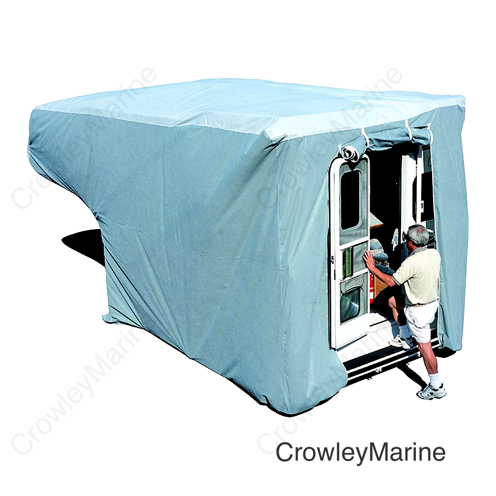 ADCO Truck Camper Cover, Gray SFS AquaShed Top/Gray Polypropylene Sides