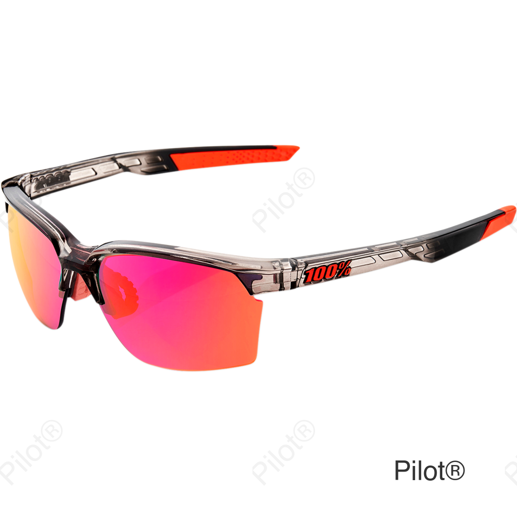 Sportcoupe Sunglasses - Smoke - Purple Mirror