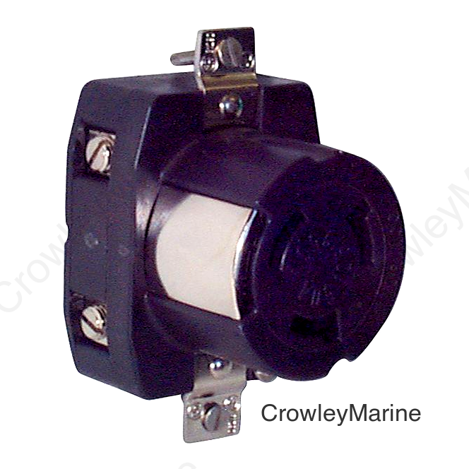 Marinco 6369CR 50 Amp 125/250V Wire Dockside Receptacle