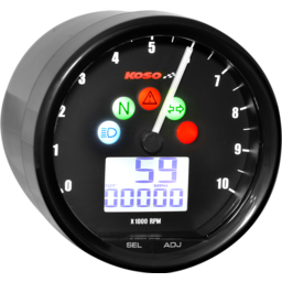 TNT-02 Multifunction Speedometer/Tachometer - 2.69" Diameter x 1.51" Depth thumbnail-1