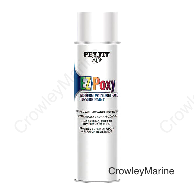 Pettit 3175A Ez-Poxy Polyurethane Topside Finish, 20 oz. Aerosol, White