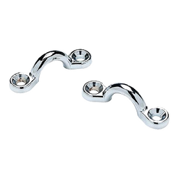 Seachoice Multi-Purpose Chrome-Plated Zinc 3/8 in. Eye Straps, Set of 4 thumbnail-2