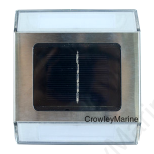 Stainless Steel Solar Powered Integrated LED Pathway Lights (4-Pack) (21072)