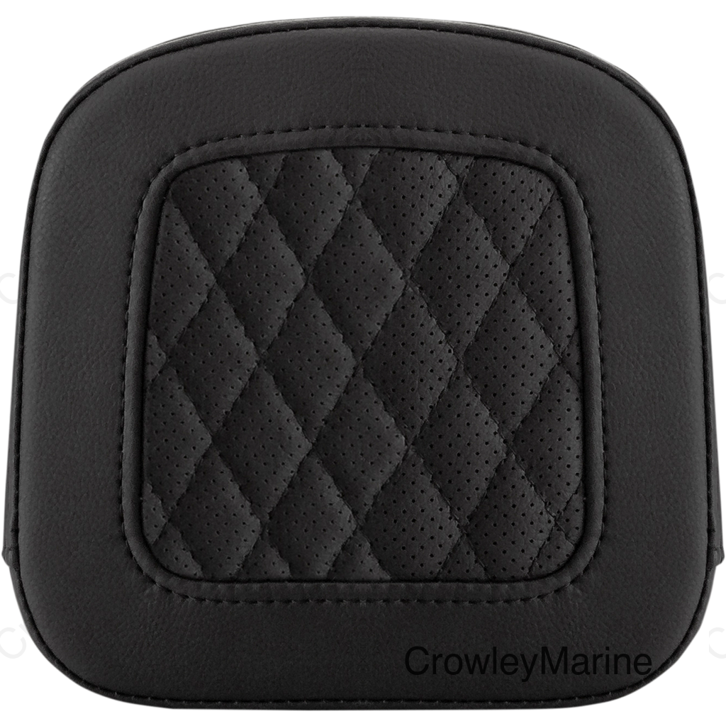 Sissy Bar Pad - Lattice Stitched - Black - FL '97-'23