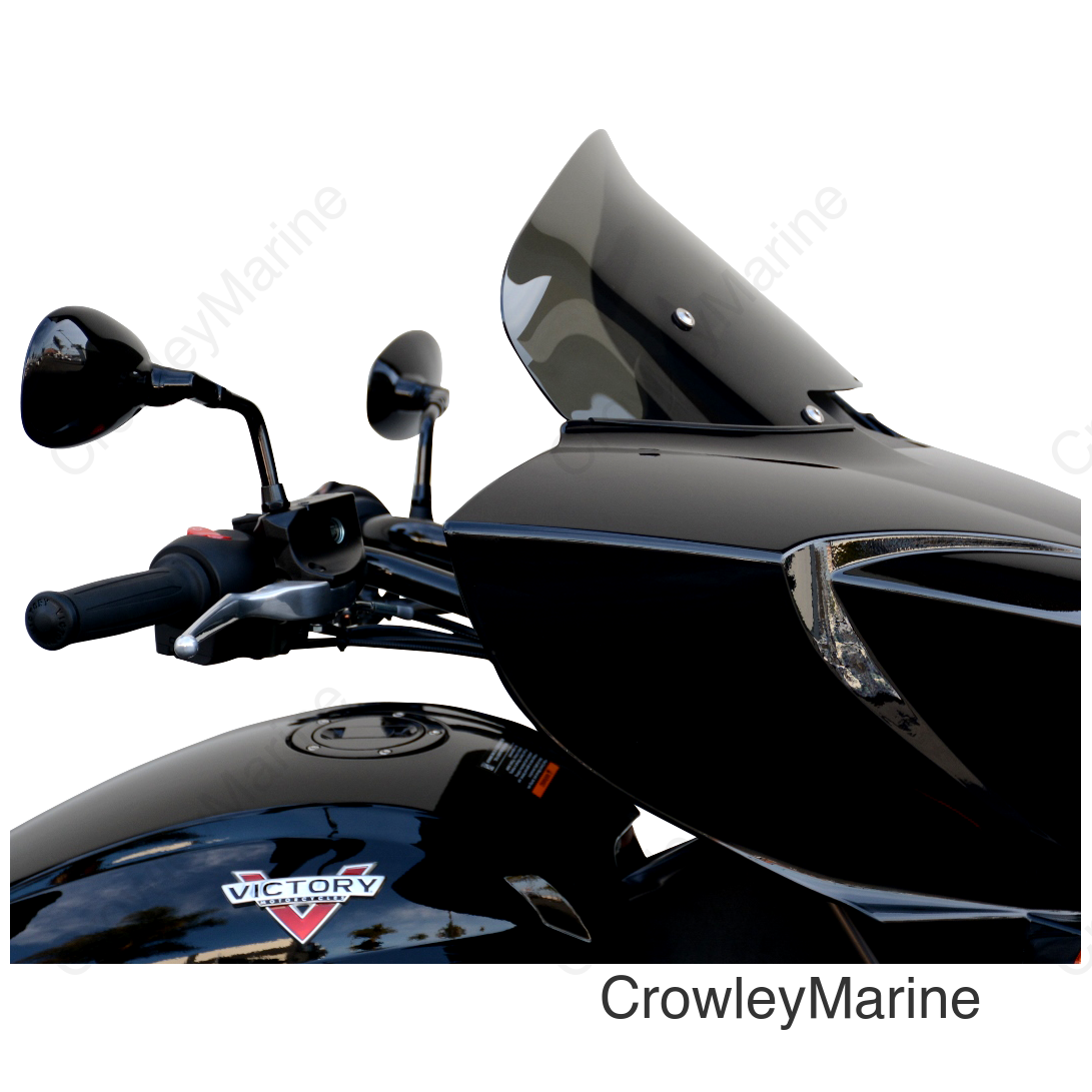 Windshield - Dark Smoke - 10" - Victory