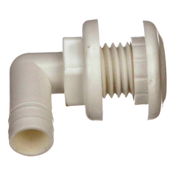 Seachoice 90-Degree Thru Hull Fitting, Fits 3/4 In. ID Hose, 7/8 In. Max. Hull thumbnail-2