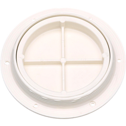Seachoice White Pry-Up Deck Plate, Watertight, Up to 4-3/8 in. Diameter thumbnail-6