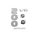 DECAL SET-200 HP