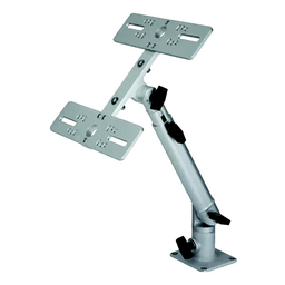 Millennium Outdoors MM00200 Double Monitor Mount – Silver