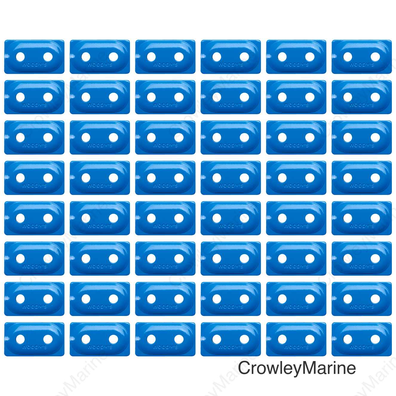 Support Plates - Blue - 48 Pack