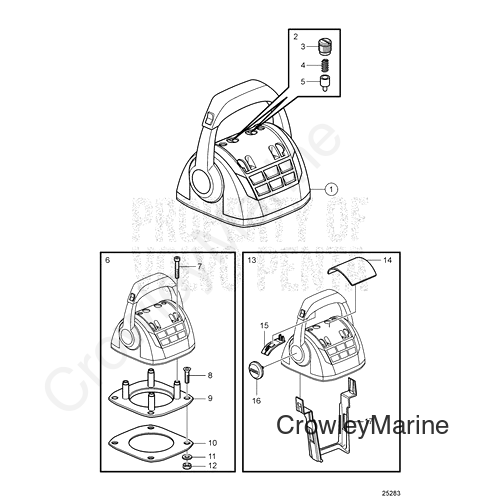 Control Lever(V2) - Volvo Penta (23062585)