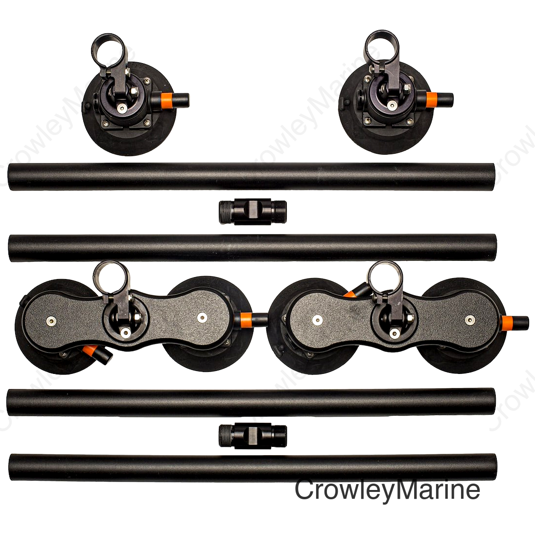 SeaSucker Monkey Bars  Roof Rack - Pair 48 Black