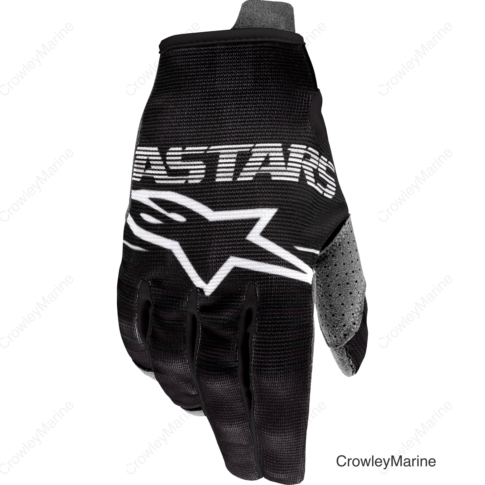 YOUTH RADAR GLOVES BLACK/WHITE XS